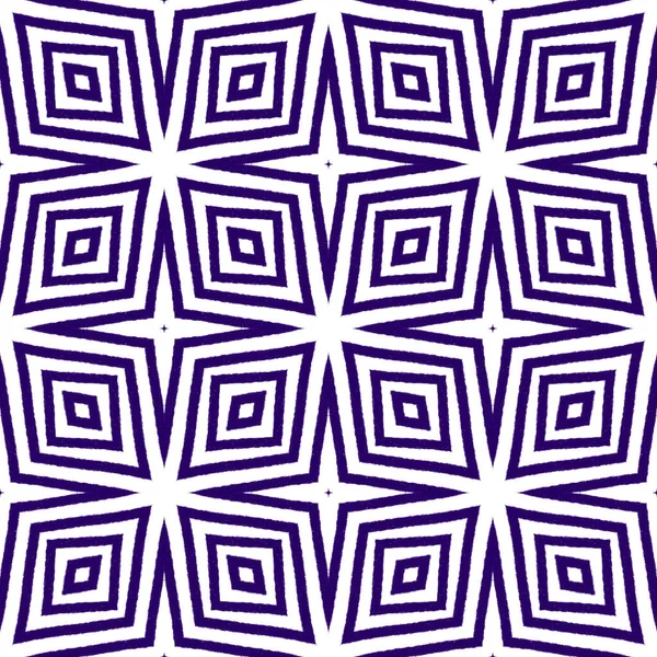 Ułożone Wzory Akwareli Purpurowe Symetryczne Tło Kalejdoskopu Ręcznie Malowane Płytki — Zdjęcie stockowe