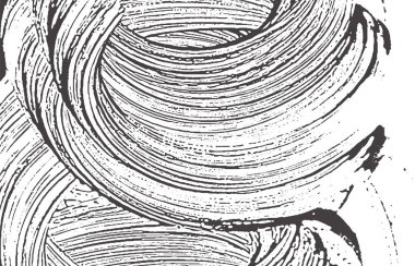 Grunge dokusu. Kederli siyah gri iz. Canlı olarak. Gürültü iğrenç grunge dokusu. Enfes sanatsal bir yüzey. Vektör illüstrasyonu.