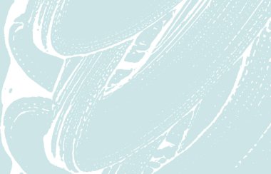 Grunge dokusu. Üzücü mavi iz. Güzel geçmiş. Gürültü iğrenç grunge dokusu. Ekstatik sanatsal yüzey. Vektör illüstrasyonu.