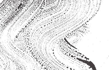 Grunge dokusu. Kederli siyah gri iz. Harika bir geçmiş. Gürültü iğrenç grunge dokusu. Zarif sanatsal yüzey. Vektör illüstrasyonu.