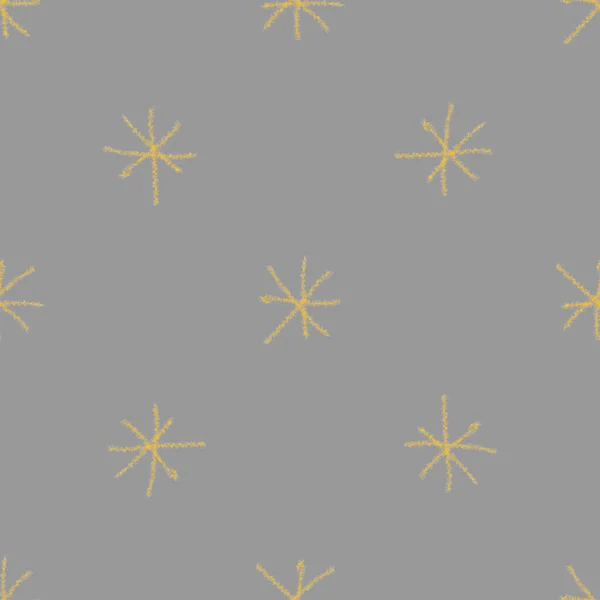 stock image Hand Drawn Snowflakes Christmas Seamless Pattern. Subtle Flying Snow Flakes on chalk snowflakes Background. Artistic chalk handdrawn snow overlay. Fresh holiday season decoration.