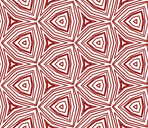 Wzór Rysowany Paski Maroon Symetryczne Tło Kalejdoskopu Tekstylia Gotowe Zachwycający — Zdjęcie stockowe