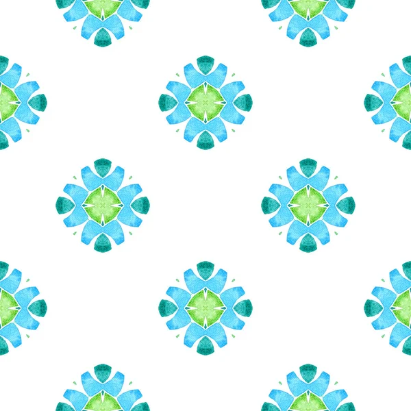 Смугастий Малюнок Рук Зелений Актуальний Літній Дизайн Boho Текстиль Готовий — стокове фото