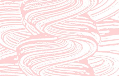 Grunge dokusu. Üzücü pembe iz. Harika bir geçmişi var. Gürültü iğrenç grunge dokusu. Hayali sanatsal bir yüzey. Vektör illüstrasyonu.
