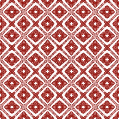 Textured stripes pattern. Maroon symmetrical kaleidoscope background. Trendy textured stripes design. Textile ready fair print, swimwear fabric, wallpaper, wrapping.