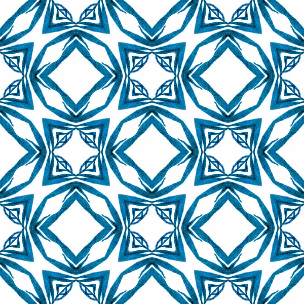 Arabesque hand drawn design. Blue amazing boho chic summer design. Textile ready glamorous print, swimwear fabric, wallpaper, wrapping. Oriental arabesque hand drawn border.