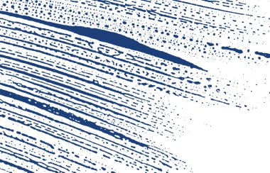 Grunge texture. Distress indigo rough trace. Emotional background. Noise dirty grunge texture. Beauteous artistic surface. Vector illustration.