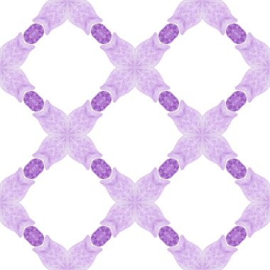 Hand drawn tropical seamless border. Purple great boho chic summer design. Tropical seamless pattern. Textile ready dramatic print, swimwear fabric, wallpaper, wrapping.
