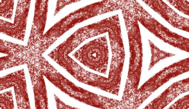 Tiled watercolor pattern. Maroon symmetrical kaleidoscope background. Hand painted tiled watercolor seamless. Textile ready stunning print, swimwear fabric, wallpaper, wrapping.