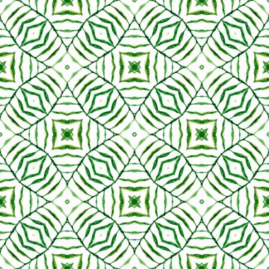 El çizimi tropikal, pürüzsüz sınır. Yeşil eğlenceli boho şık yaz tasarımı. Tekstil hazır iyi görünümlü baskı, mayo kumaş, duvar kağıdı, ambalaj. Tropik, pürüzsüz desen.