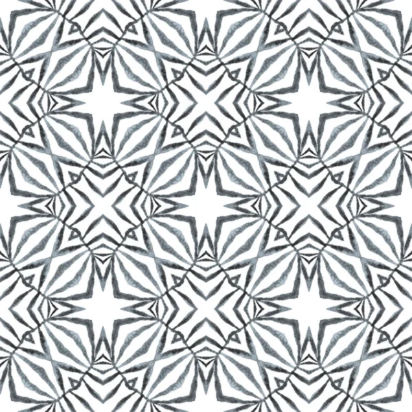 Tekstylia Gotowe Niezrównany Nadruk Tkaniny Kąpielowe Tapety Opakowanie Czarno Biały — Zdjęcie stockowe