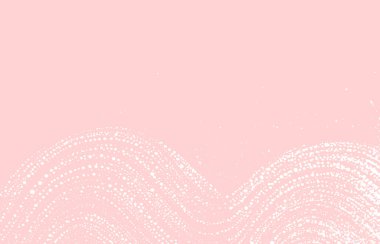 Grunge texture. Distress pink rough trace. Good-looking background. Noise dirty grunge texture. Splendid artistic surface. Vector illustration.