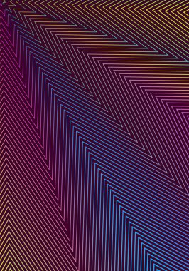 Minimal cover design template. Modern brochure layout. Rainbow vibrant halftone gradients on wine red background. Interesting trendy abstract cover design.