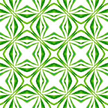 Yaz, egzotik, pürüzsüz sınır. Yeşil modern boho şık yaz tasarımı. Egzotik, pürüzsüz desen. Tekstil hazır silinmez baskı, mayo kumaş, duvar kağıdı, ambalaj..