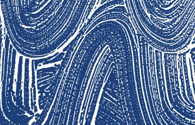 Grunge texture. Distress indigo rough trace. Exceptional background. Noise dirty grunge texture. Unequaled artistic surface. Vector illustration. clipart