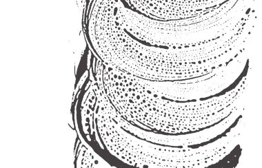 Grunge dokusu. Kederli siyah gri iz. Harika bir geçmişi var. Gürültü iğrenç grunge dokusu. Kusursuz sanatsal yüzey. Vektör illüstrasyonu.