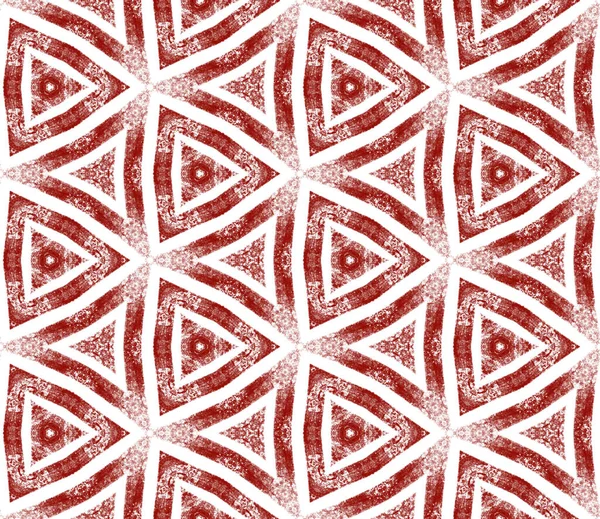 Gestructureerde Strepen Patroon Wijn Rode Symmetrische Caleidoscoop Achtergrond Textiel Klaar — Stockfoto