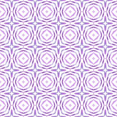 Egzotik, pürüzsüz desen. Mor optimal boho şık yaz tasarımı. Yaz, egzotik, pürüzsüz sınır. Tekstil hazır büyüleyici baskı, mayo kumaş, duvar kağıdı, ambalaj.