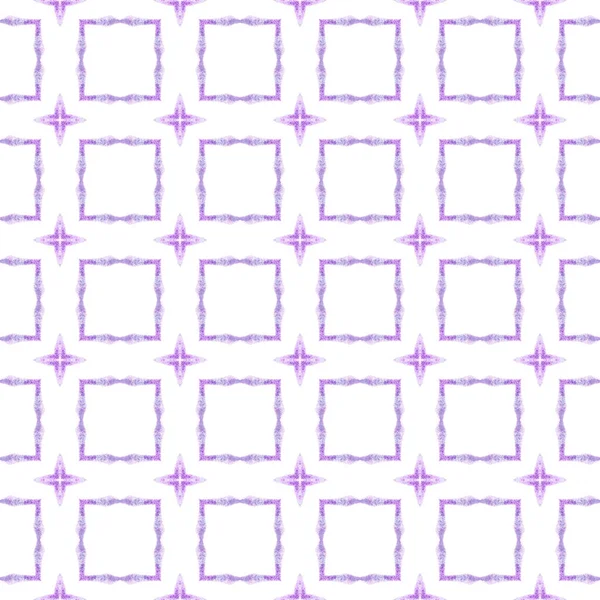 Ручная Роспись Акварели Границы Фиолетовый Оттенок Шикарного Летнего Дизайна Плиточный — стоковое фото
