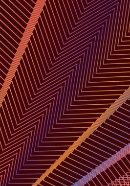 Minimum kapak tasarım şablonu. Modern broşür taslağı. Kırmızı arkaplanda turuncu renkli yarım ton gradyanı. Kusursuz moda soyut kapak tasarımı.