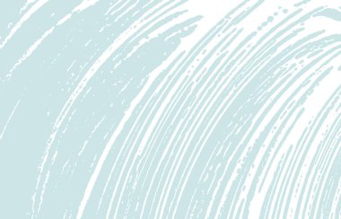 Grunge dokusu. Üzücü mavi iz. Hoş bir geçmiş. Gürültü iğrenç grunge dokusu. Şaşırtıcı sanatsal yüzey. Vektör illüstrasyonu.