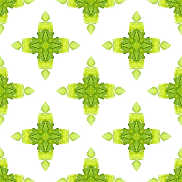Tropik Pürüzsüz Desen Yeşil Manyetik Boho Şık Yaz Tasarımı Tekstil — Stok fotoğraf