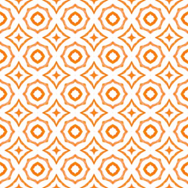 Tekstil hazır harika baskı, mayo kumaş, duvar kağıdı, ambalaj. Turuncu hoş boho şık yaz tasarımı. Yaz, egzotik, pürüzsüz sınır. Egzotik, pürüzsüz desen.