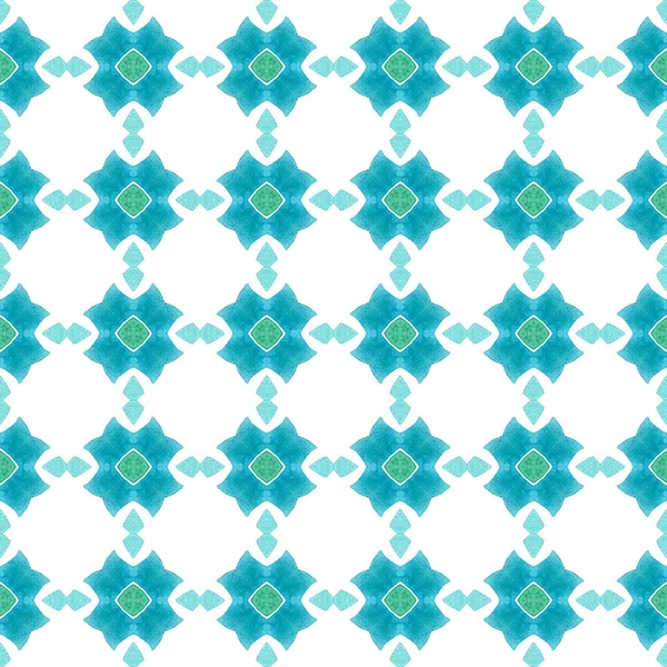 Восточная Арабесская Граница Зеленый Современный Шикарный Летний Дизайн Текстиль Готовый — стоковое фото