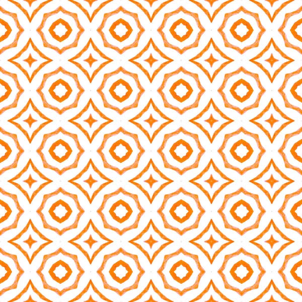 Textile Ready Lovely Print Swimwear Fabric Wallpaper Wrapping Orange Pleasant — Stock Photo, Image