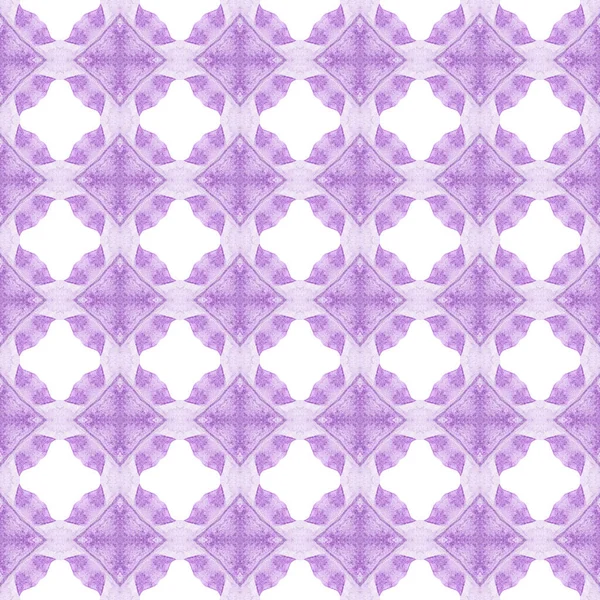 Восточная Арабесская Граница Фиолетовый Шарм Шикарный Летний Дизайн Текстиль Готовый — стоковое фото