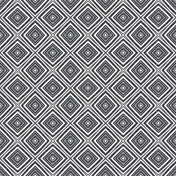 Gestructureerde Strepen Patroon Zwarte Symmetrische Caleidoscoop Achtergrond Trendy Textuur Strepen — Stockfoto
