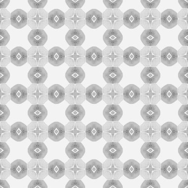 Egzotik, pürüzsüz desen. Siyah ve beyaz eğlenceli boho şık yaz tasarımı. Tekstil hazır, kayda değer baskı, mayo kumaş, duvar kağıdı, ambalaj. Yaz ekzotik, pürüzsüz sınır.