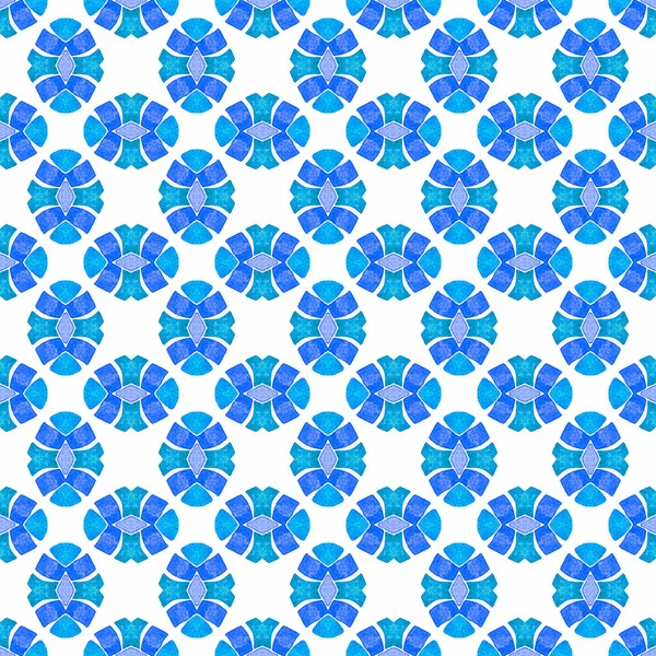 Textilní Hotový Kouzelnický Potisk Tkaniny Plavky Tapety Obaly Modré Příznivé — Stock fotografie