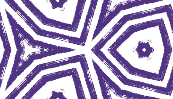 モザイクシームレスパターン 紫色の対称万華鏡の背景 レトロなモザイクシームレスなデザイン 繊維準備ができたフィッチングプリント 水着生地 — ストック写真