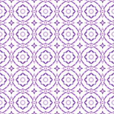 Tropik, pürüzsüz desen. Mor fevkalade boho şık yaz tasarımı. El çizimi tropikal, pürüzsüz sınır. Tekstil hazır zarif baskı, mayo kumaş, duvar kağıdı, ambalaj..