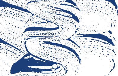 Grunge dokusu. Üzüntü çivit pürüzü. İlahi bir geçmiş. Gürültü iğrenç grunge dokusu. Muhteşem sanatsal bir yüzey. Vektör illüstrasyonu.