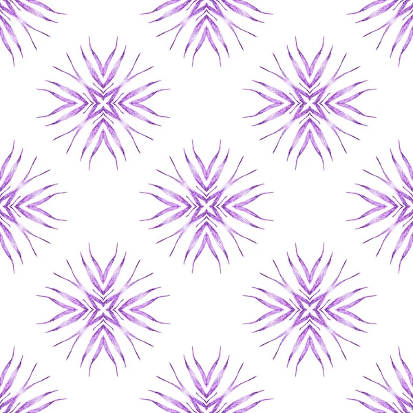 Arabesque Hand Drawn Design Purple Perfect Boho Chic Summer Design — Stock Photo, Image
