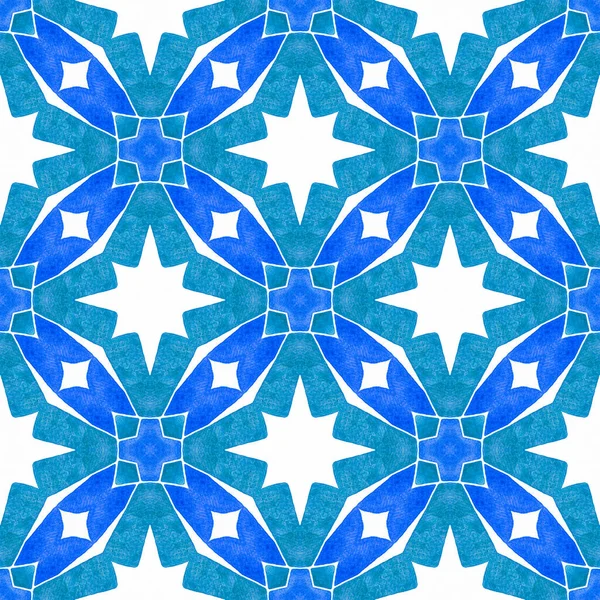 Têxtil Pronto Impressão Graciosa Tecido Swimwear Papel Parede Embrulho Azul — Fotografia de Stock
