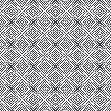 Madalyon pürüzsüz desen. Siyah simetrik kaleydoskop. Tekstil hazır, canlı baskı, mayo kumaş, duvar kağıdı, ambalaj. Suluboya madalyonu, pürüzsüz fayans.