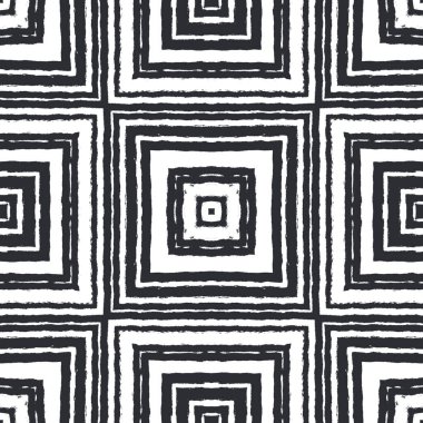 Tekrar eden mayo tasarımı. Siyah simetrik kaleydoskop. Tekstil hazır egzotik baskı, mayo kumaş, duvar kağıdı, ambalaj. Yaz şapkası süsleme deseni.