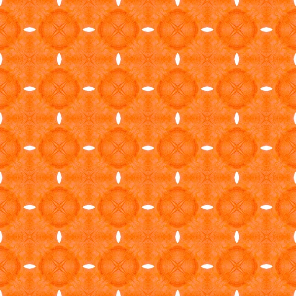 Exotický Bezproblémový Vzor Oranžový Cenný Boho Elegantní Letní Design Textilní — Stock fotografie