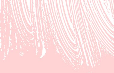 Grunge dokusu. Üzücü pembe iz. Güzel bir geçmişi var. Gürültü iğrenç grunge dokusu. Popüler sanatsal yüzey. Vektör illüstrasyonu.