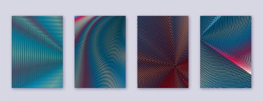 Sanat kartı. Soyut çizgiler modern broşür şürü. Beyaz mavi arka planda kırmızı renkli geometri. Ek kapak, broşür, poster, kitap vs..