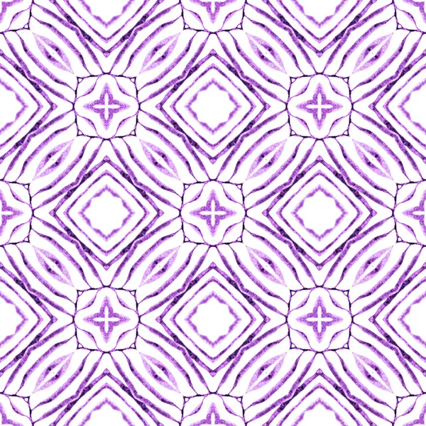 stock image Exotic seamless pattern. Purple fair boho chic summer design. Summer exotic seamless border. Textile ready neat print, swimwear fabric, wallpaper, wrapping.