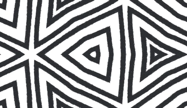 Chevron Streifen Design Schwarzer Symmetrischer Kaleidoskop Hintergrund Geometrisches Chevron Streifen — Stockfoto