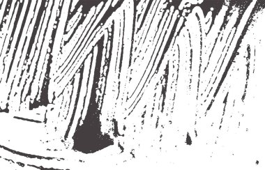 Grunge dokusu. Kederli siyah gri iz. Takdire şayan bir geçmiş. Gürültü iğrenç grunge dokusu. Yaratıcı sanatsal yüzey. Vektör illüstrasyonu.