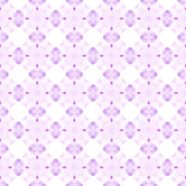 Tekrar eden çizgili el çizgisi sınırı. Mor mükemmel boho şık yaz tasarımı. Tekstil hazır ekstatik baskı, mayo kumaş, duvar kağıdı, ambalaj. Çizgili el çizimi tasarımı.