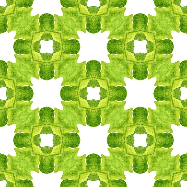 Textilfertiger Irrsinniger Druck Bademodenstoff Tapeten Verpackung Grünes Cooles Boho Chic — Stockfoto