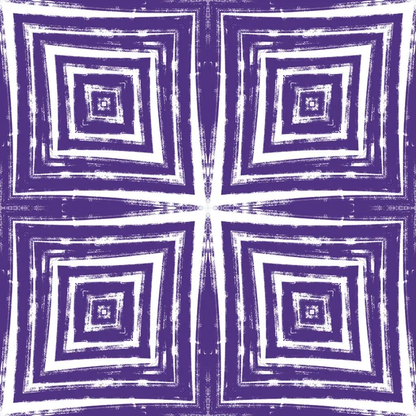 シェブロンストライプのデザイン 紫色の対称万華鏡の背景 幾何学的なシェブロンストライプパターン 繊維準備ができて素晴らしいプリント 水着生地 — ストック写真