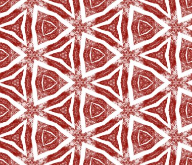 Arabesk el çizimi desen. Kestane rengi simetrik kaleydoskop. Oriental arabesk el çizimi tasarımı. Tekstil hazır orijinal baskı, mayo kumaş, duvar kağıdı, ambalaj..